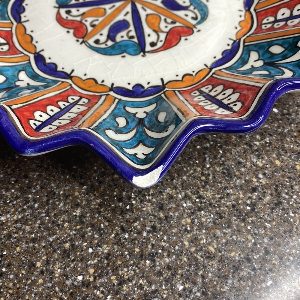 Decorative Display‎ Colorful Ceramic Plate - Picture 3 of 4